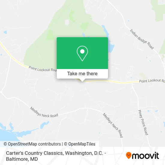 Carter's Country Classics map