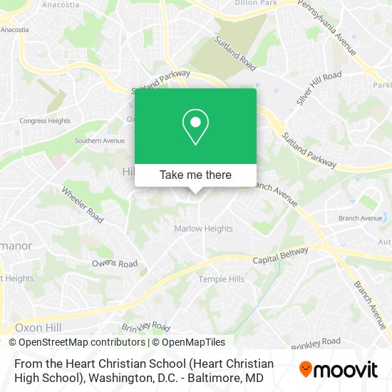 From the Heart Christian School (Heart Christian High School) map