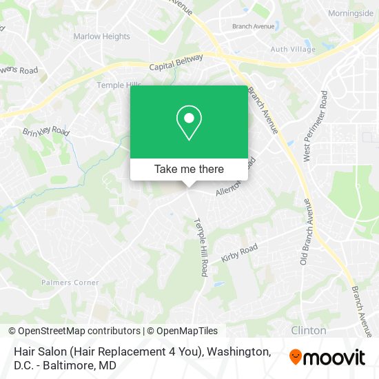 Hair Salon (Hair Replacement 4 You) map