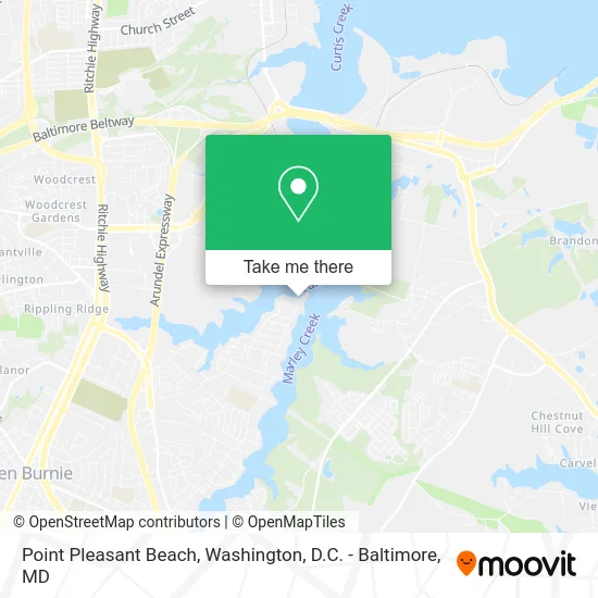 Point Pleasant Beach map