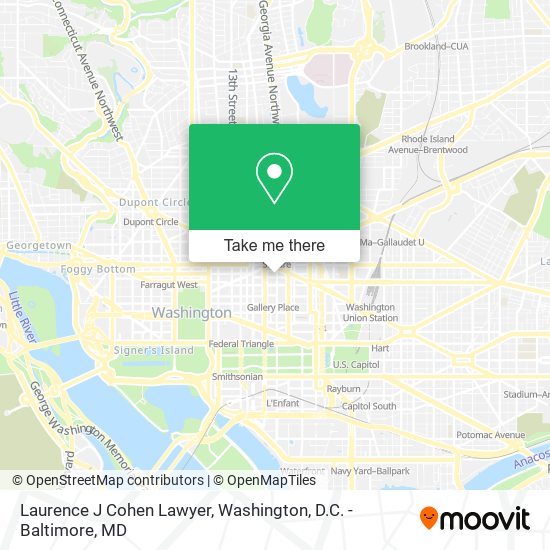 Laurence J Cohen Lawyer map