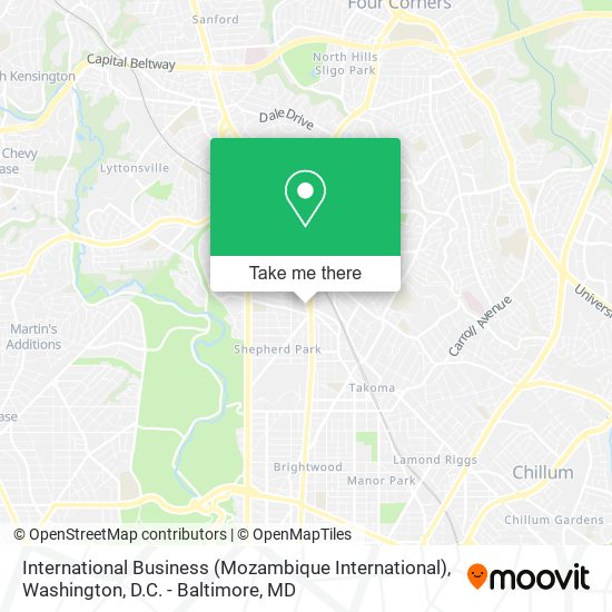 International Business (Mozambique International) map