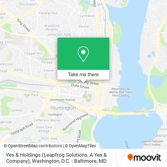 Yes & Holdings (Leapfrog Solutions, A Yes & Company) map