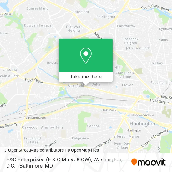 E&C Enterprises (E & C Ma Va8 CW) map
