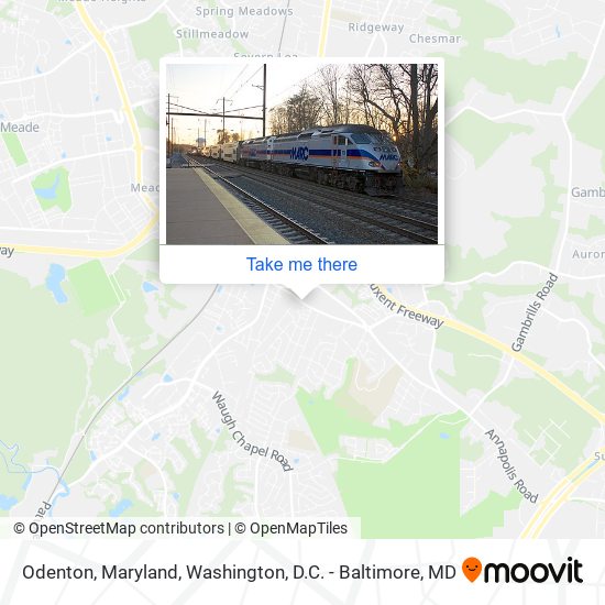 Mapa de Odenton, Maryland