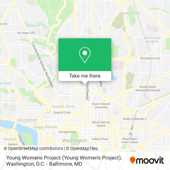 Mapa de Young Womens Project (Young Women's Project)