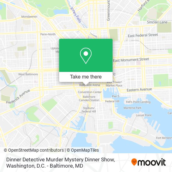 Mapa de Dinner Detective Murder Mystery Dinner Show