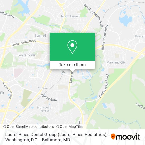 Mapa de Laurel Pines Dental Group (Laurel Pines Pediatrics)