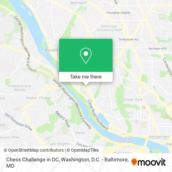 Mapa de Chess Challenge in DC