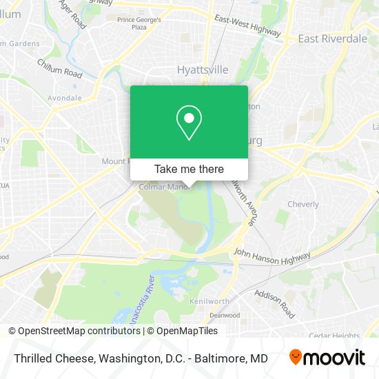 Thrilled Cheese map