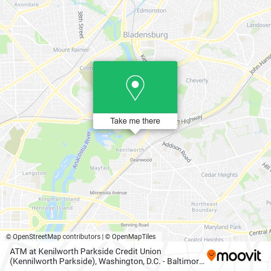 Mapa de ATM at Kenilworth Parkside Credit Union (Kennilworth Parkside)