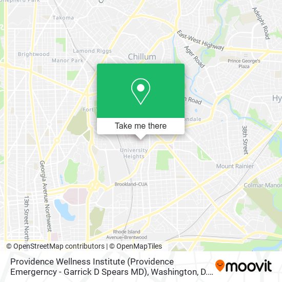 Providence Wellness Institute (Providence Emergerncy - Garrick D Spears MD) map