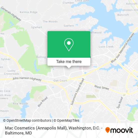 Mac Cosmetics (Annapolis Mall) map