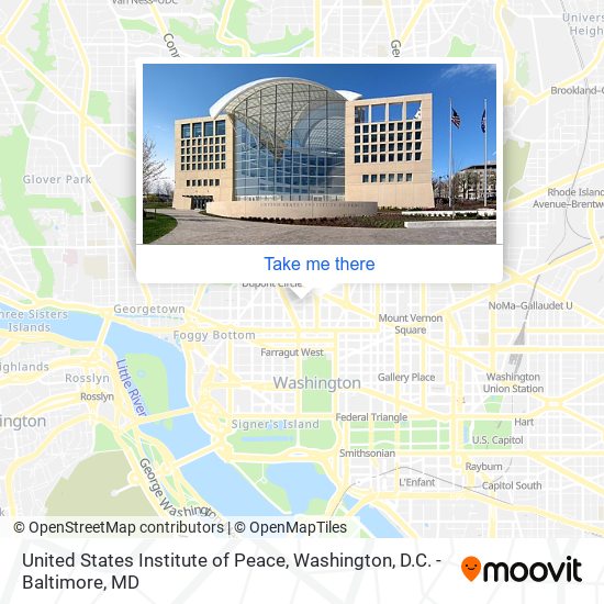 Mapa de United States Institute of Peace