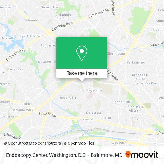 Endoscopy Center map