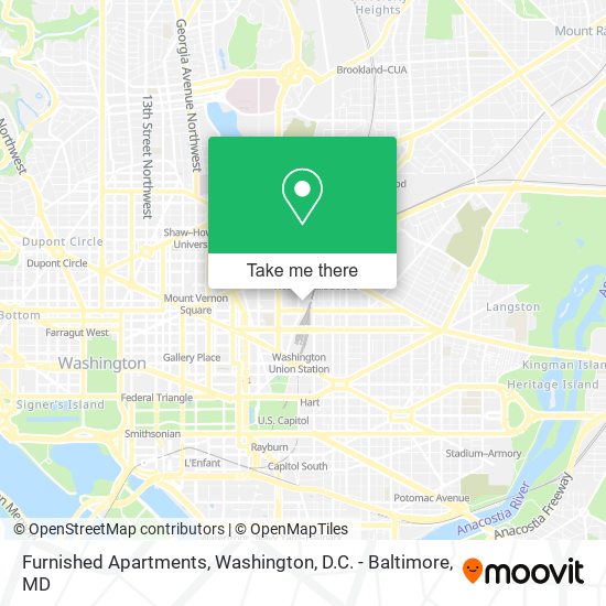 Furnished Apartments map