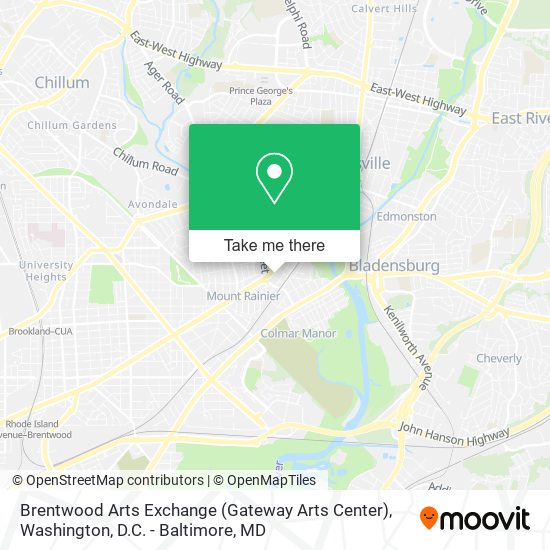 Brentwood Arts Exchange (Gateway Arts Center) map