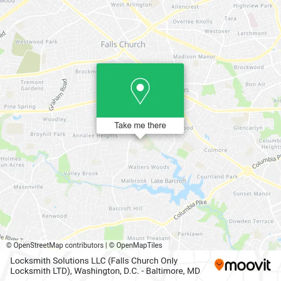 Locksmith Solutions LLC (Falls Church Only Locksmith LTD) map