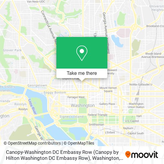 Canopy-Washington DC Embassy Row (Canopy by Hilton Washington DC Embassy Row) map