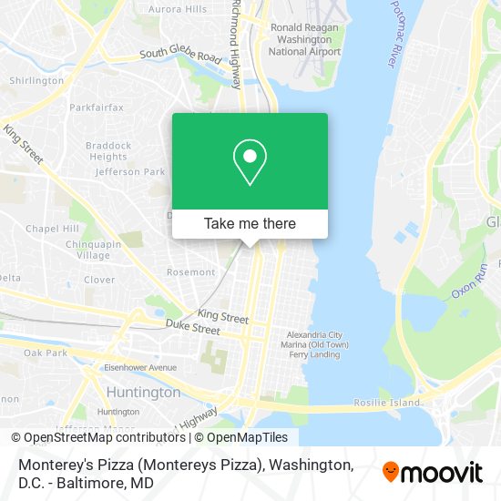 Mapa de Monterey's Pizza (Montereys Pizza)