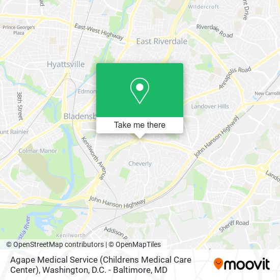 Mapa de Agape Medical Service (Childrens Medical Care Center)