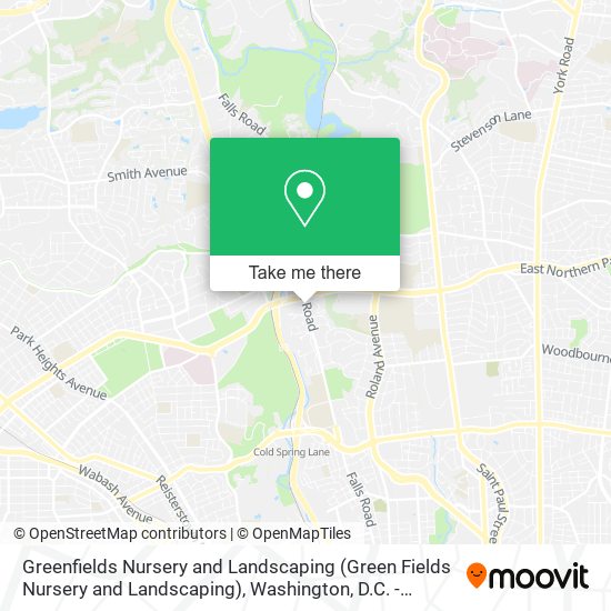 Greenfields Nursery and Landscaping (Green Fields Nursery and Landscaping) map