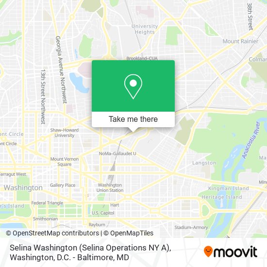 Selina Washington (Selina Operations NY A) map