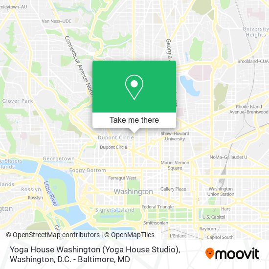 Yoga House Washington (Yoga House Studio) map