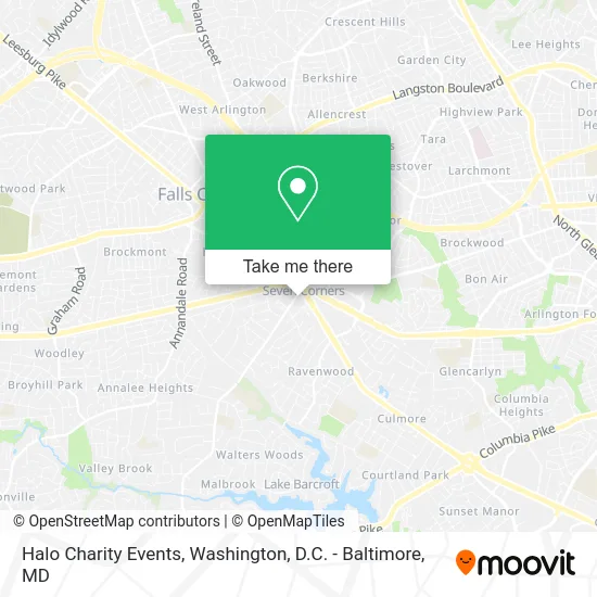 Halo Charity Events map