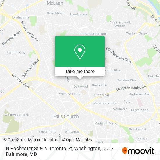 Mapa de N Rochester St & N Toronto St