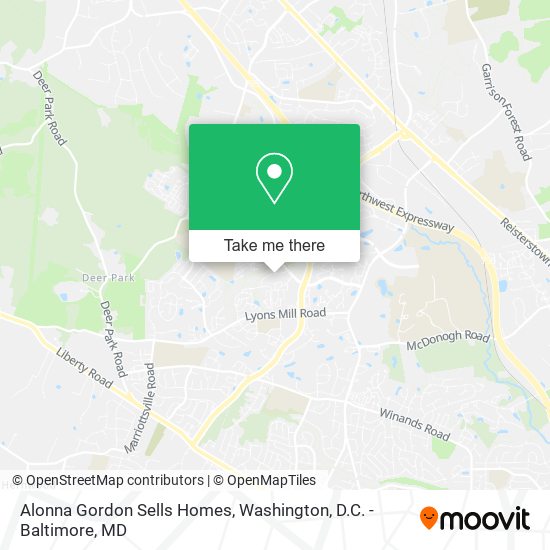 Mapa de Alonna Gordon Sells Homes