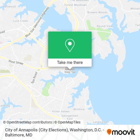 City of Annapolis (City Elections) map