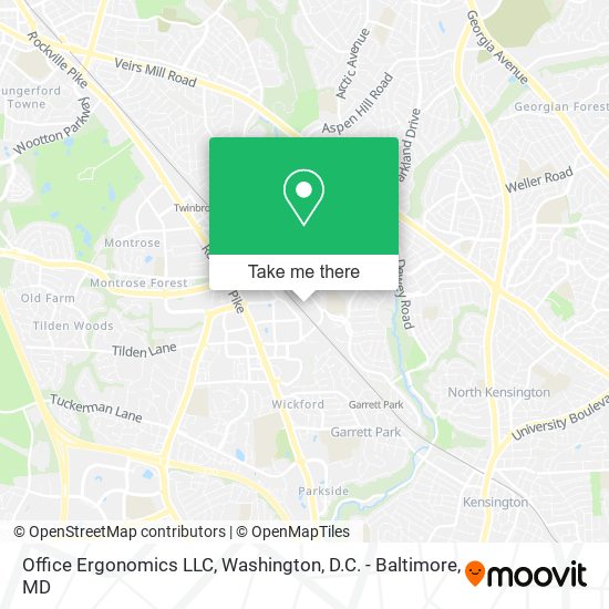 Office Ergonomics LLC map