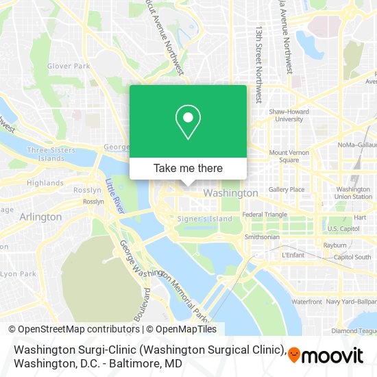 Washington Surgi-Clinic (Washington Surgical Clinic) map