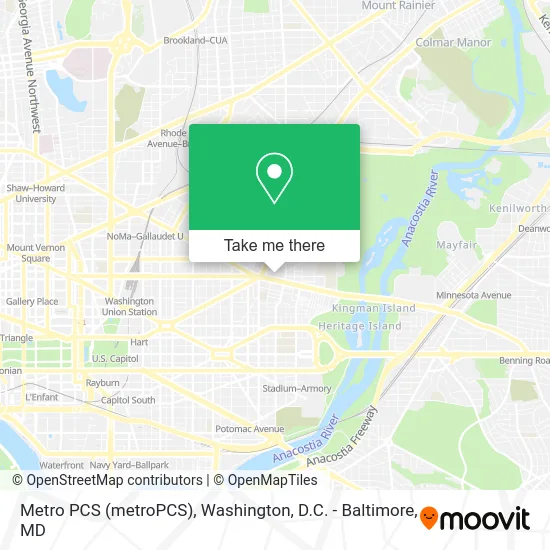 Metro PCS (metroPCS) map