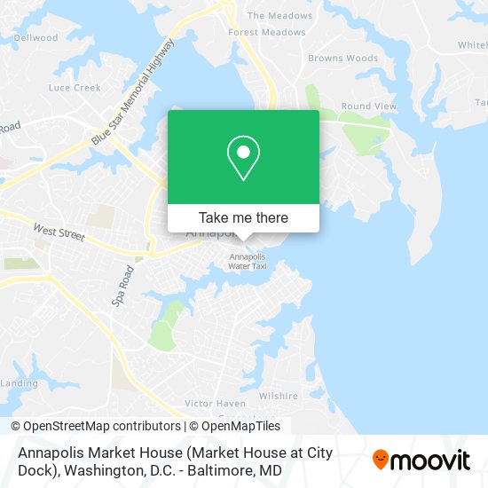 Annapolis Market House (Market House at City Dock) map