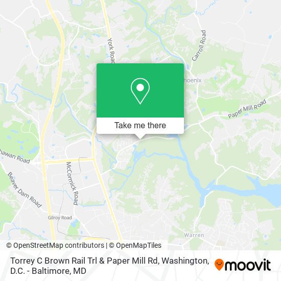 Torrey C Brown Rail Trl & Paper Mill Rd map