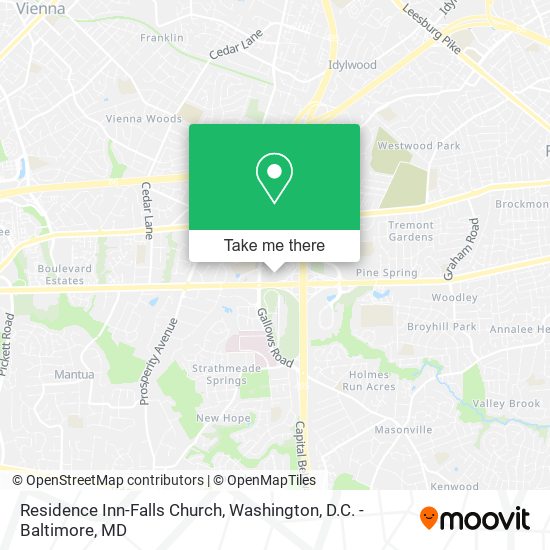 Residence Inn-Falls Church map