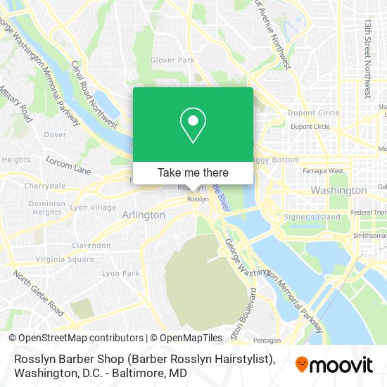 Rosslyn Barber Shop (Barber Rosslyn Hairstylist) map