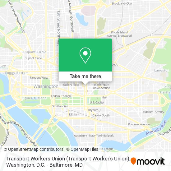 Transport Workers Union (Transport Worker's Union) map