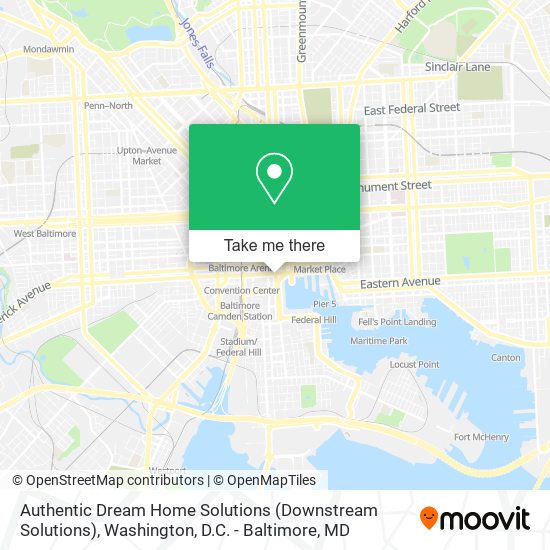 Authentic Dream Home Solutions (Downstream Solutions) map