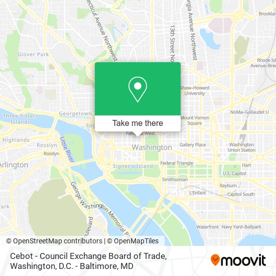 Cebot - Council Exchange Board of Trade map