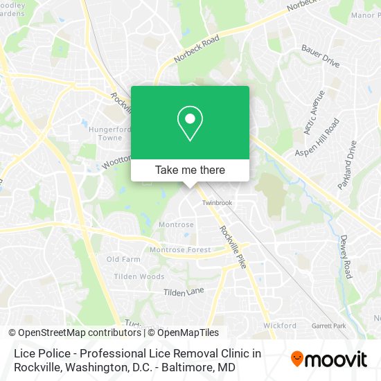 Mapa de Lice Police - Professional Lice Removal Clinic in Rockville