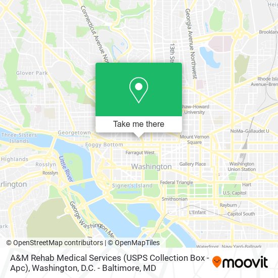 Mapa de A&M Rehab Medical Services (USPS Collection Box - Apc)