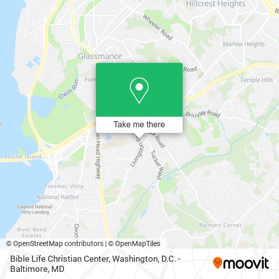 Mapa de Bible Life Christian Center