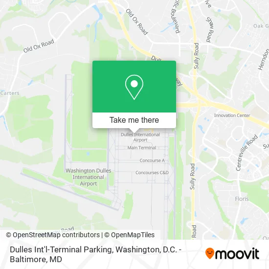 Mapa de Dulles Int'l-Terminal Parking