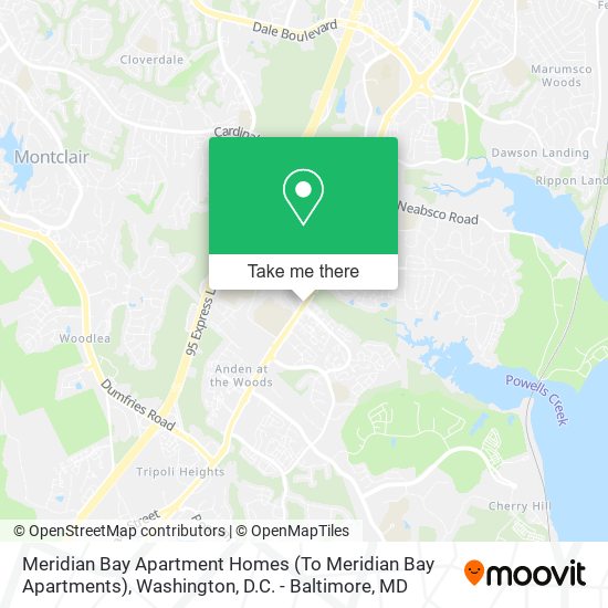 Meridian Bay Apartment Homes (To Meridian Bay Apartments) map