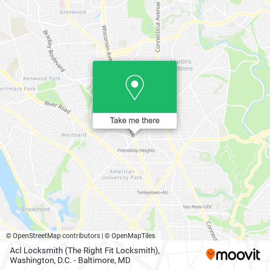 Mapa de Acl Locksmith (The Right Fit Locksmith)