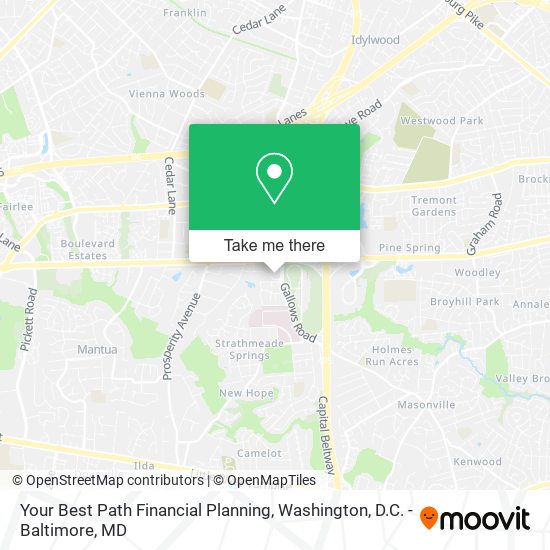 Your Best Path Financial Planning map