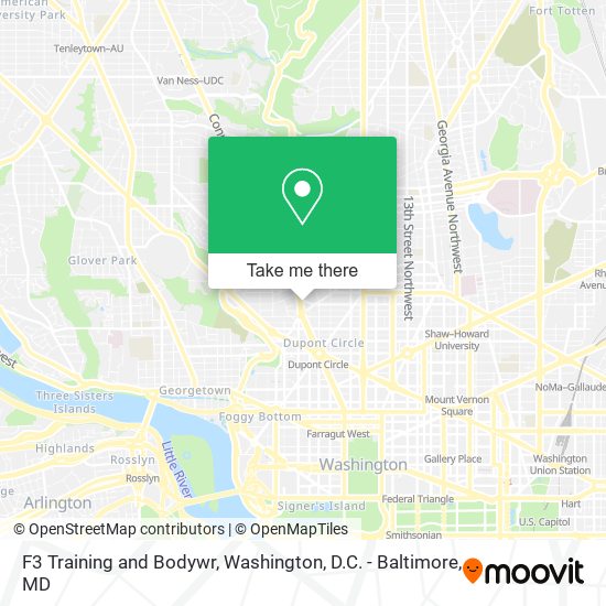 F3 Training and Bodywr map